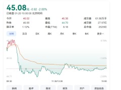格力电器股价逆市下挫