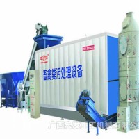粉剂有机肥生产设备 成套自动化有机肥生产线 效率高成本低