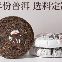 云南七子饼2023年臻藏布朗100克普洱生茶小圆茶饼批发现货渠道供