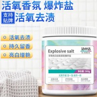 厂家OEM500g母婴爆炸盐洗衣去渍增白剂衣服去黄去渍彩漂粉漂白剂